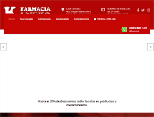 Tablet Screenshot of farmaciakaneko.com